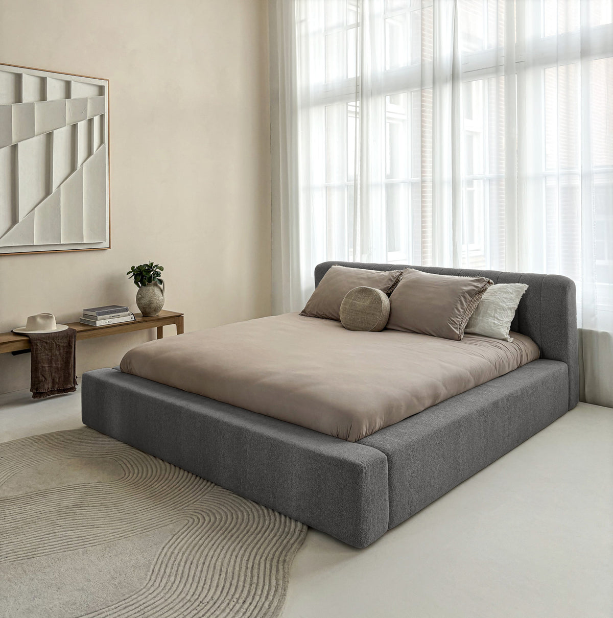 Adore Opberg Edira Antraciet - Zonder Matras
