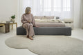 Adore Opberg Edira Antraciet met Hybrid Tencel Pocket Matras