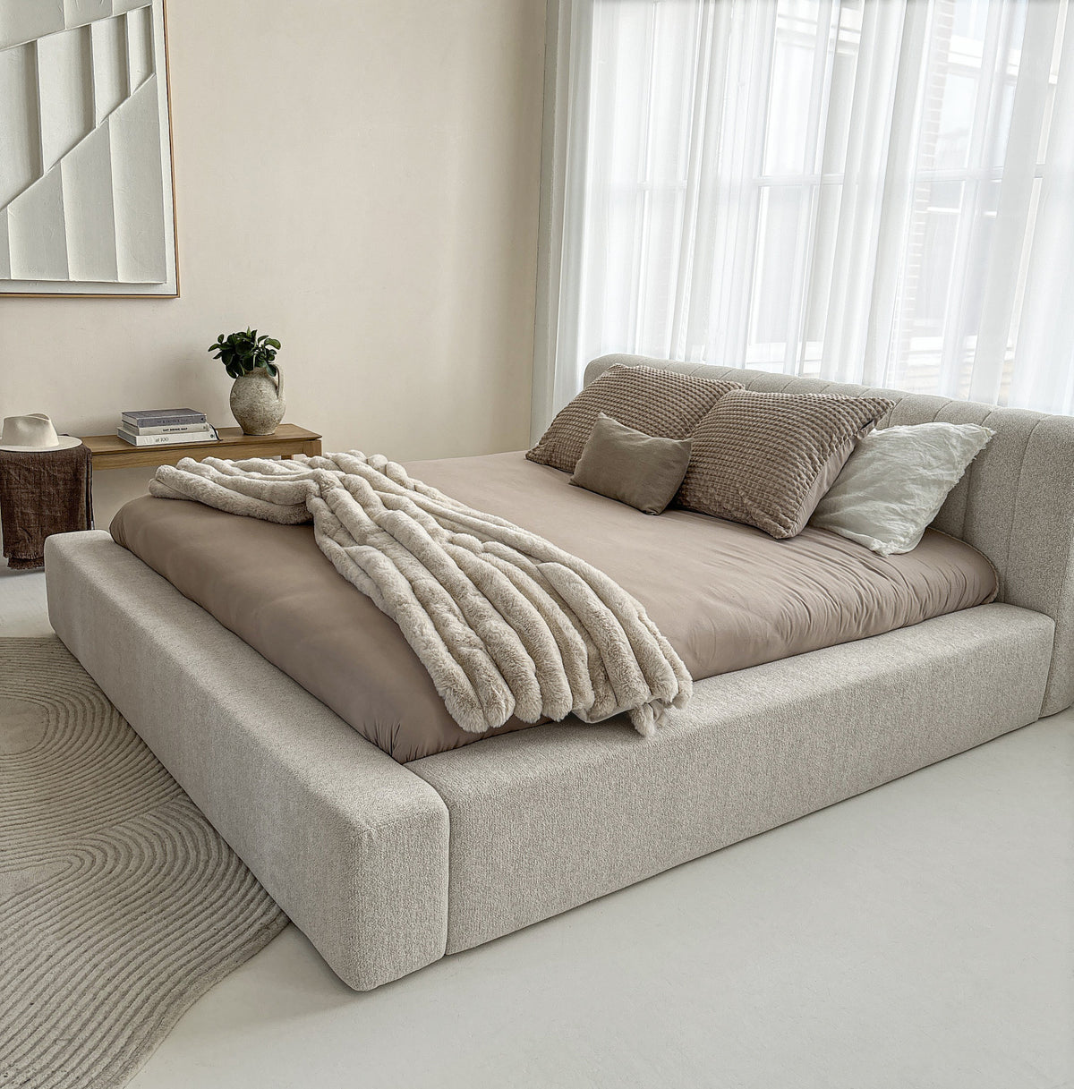 Adore Opberg Edira Beige - Zonder Matras