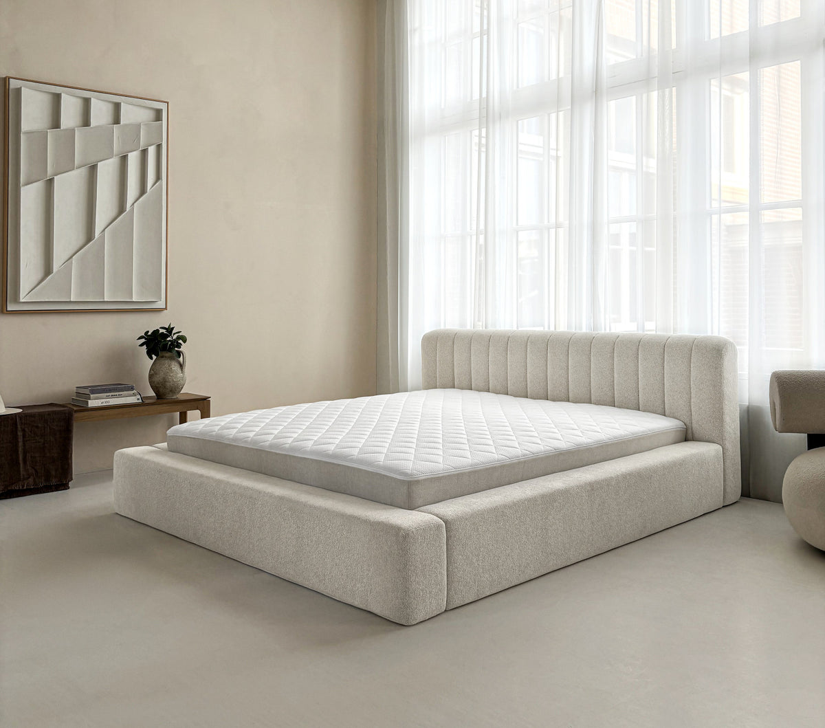 Adore Opberg Edira Beige - Zonder Matras