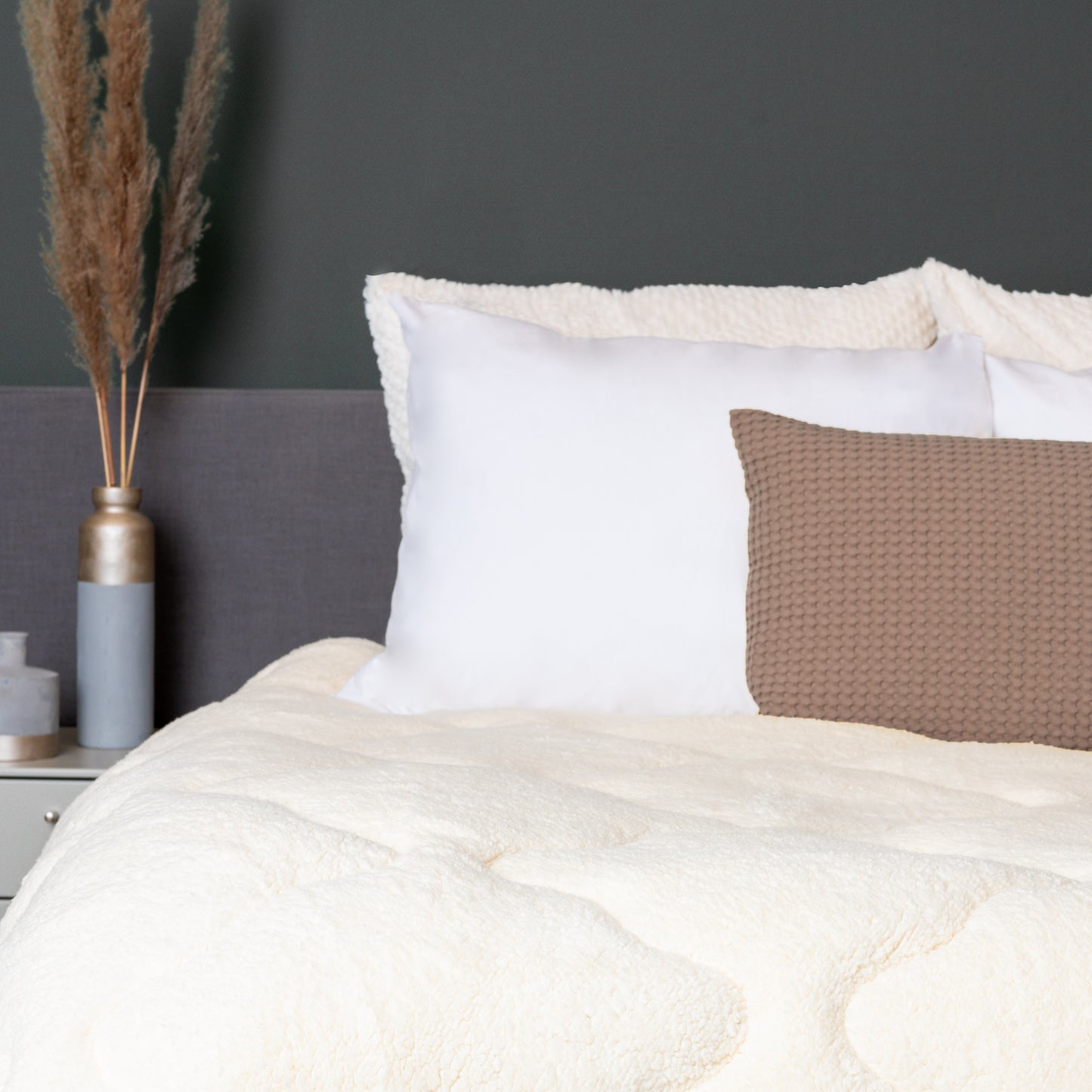 NordDream Teddy Dekbed - Creme