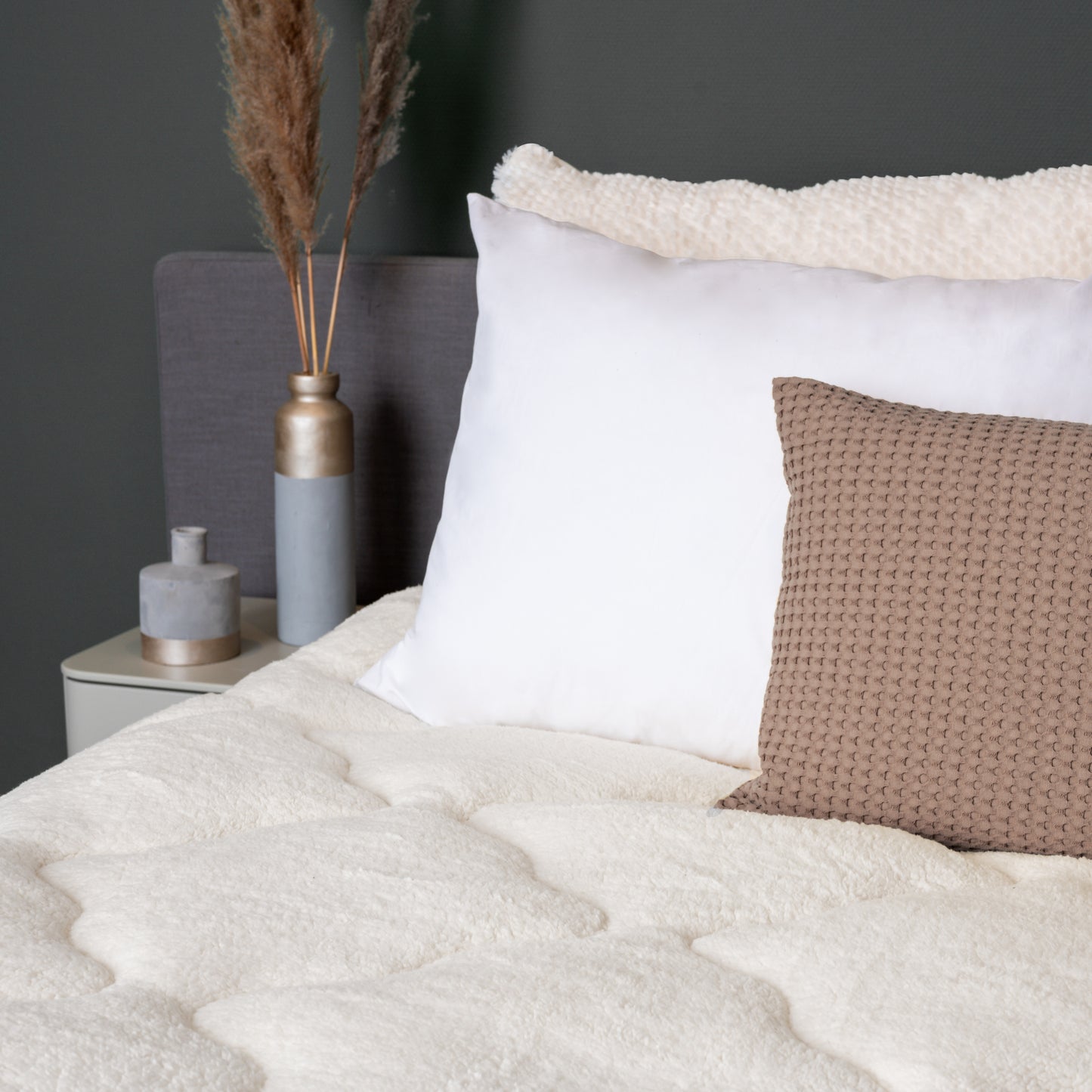 NordDream Teddy Dekbed - Creme