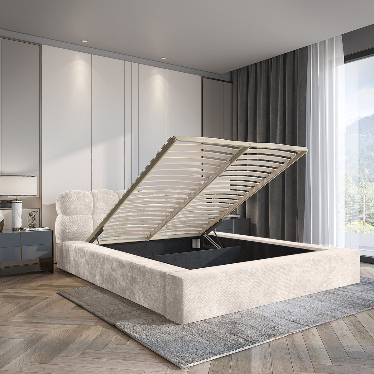 Adore Opberg Houston Beige - Zonder Matras