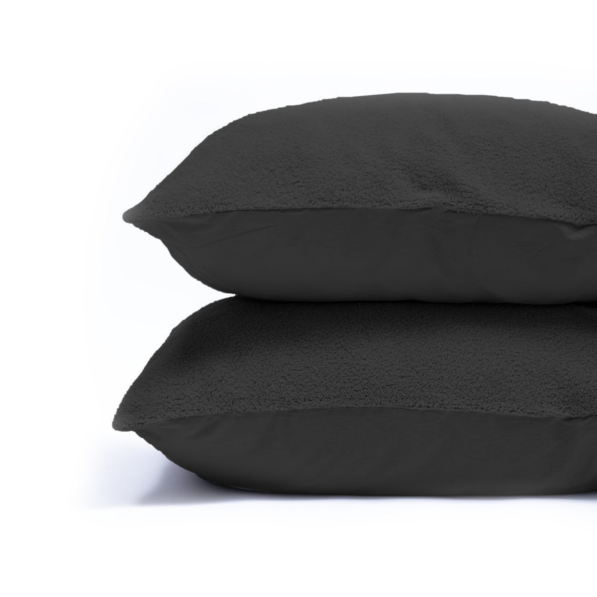 Teddy kussenslopen 2pack Antraciet