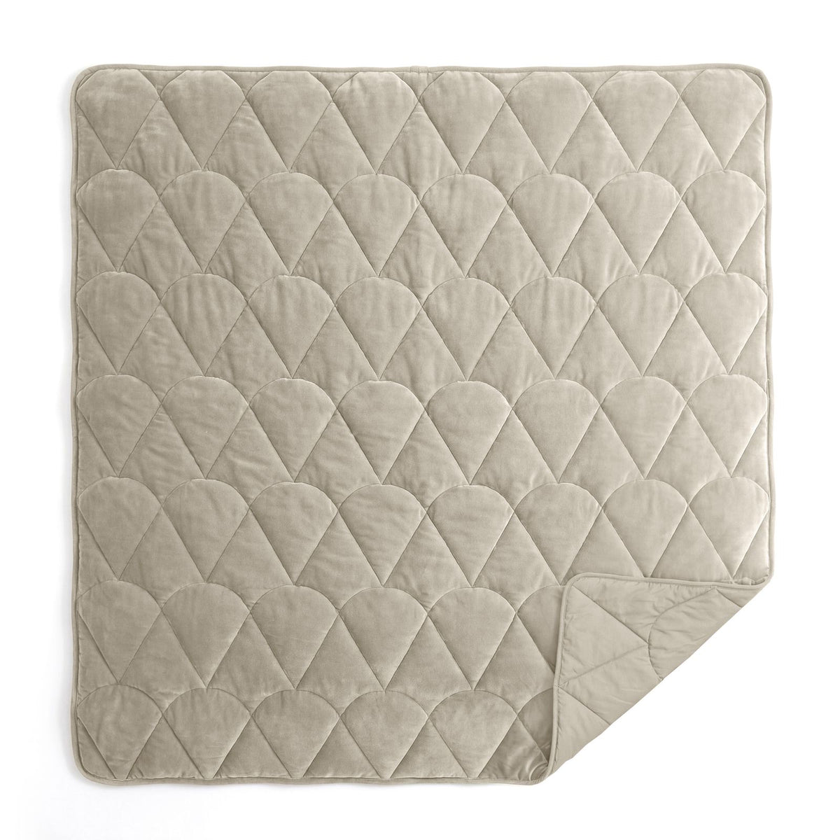 Lazy Dekbed Velvet Taupe/Grijs Met Kussenslopen