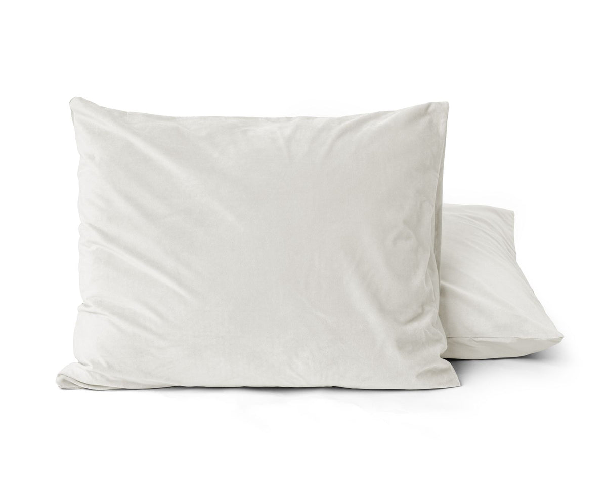 Velvet 2 in 1 kussenslopen Creme