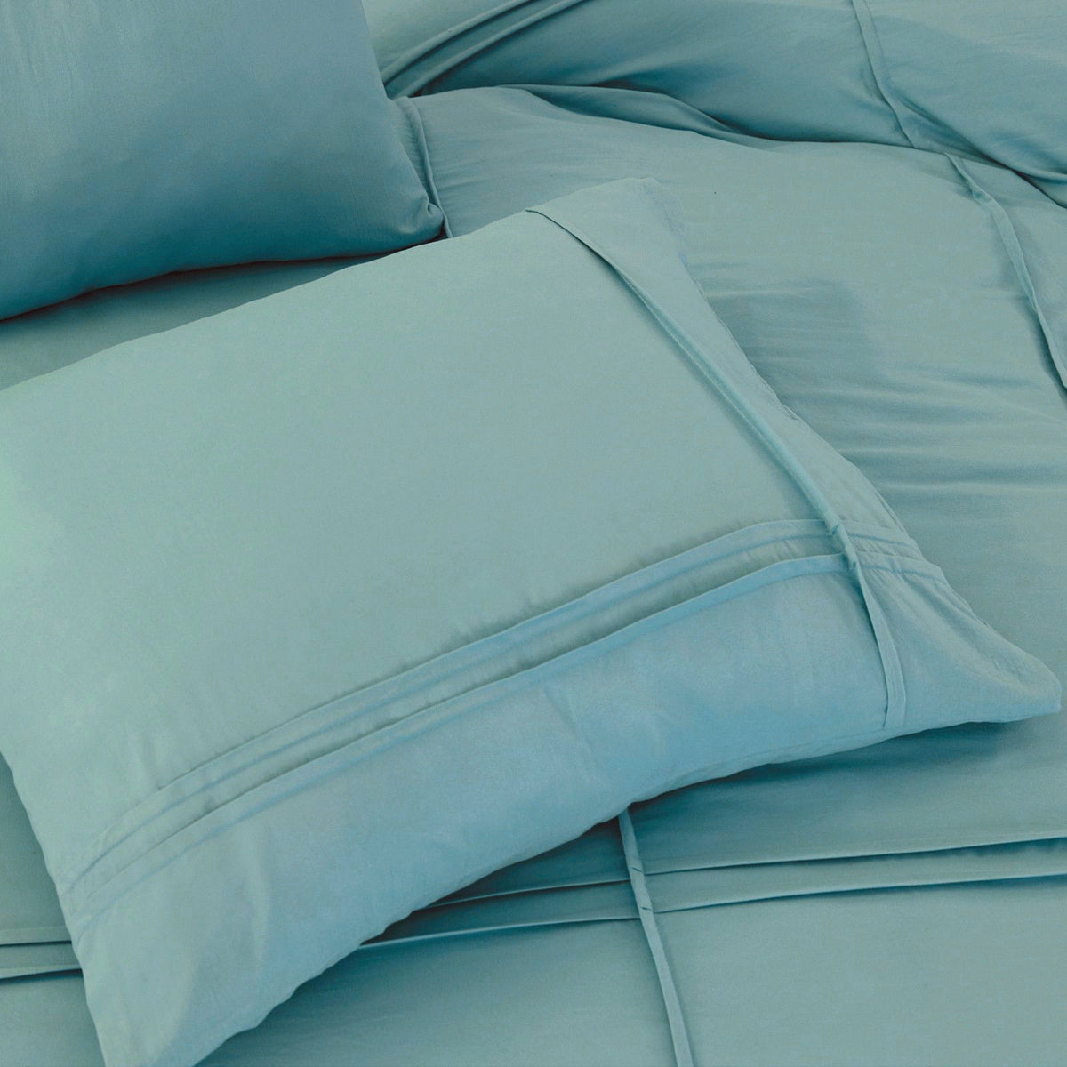 Dekbedovertrek Washed Tufted Groen