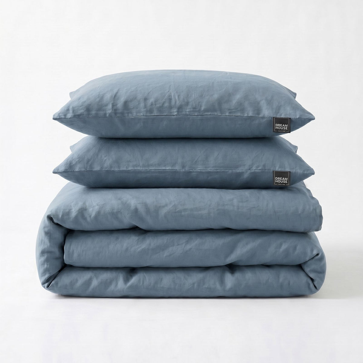 Dekbedovertrek Stone Washed Blauw