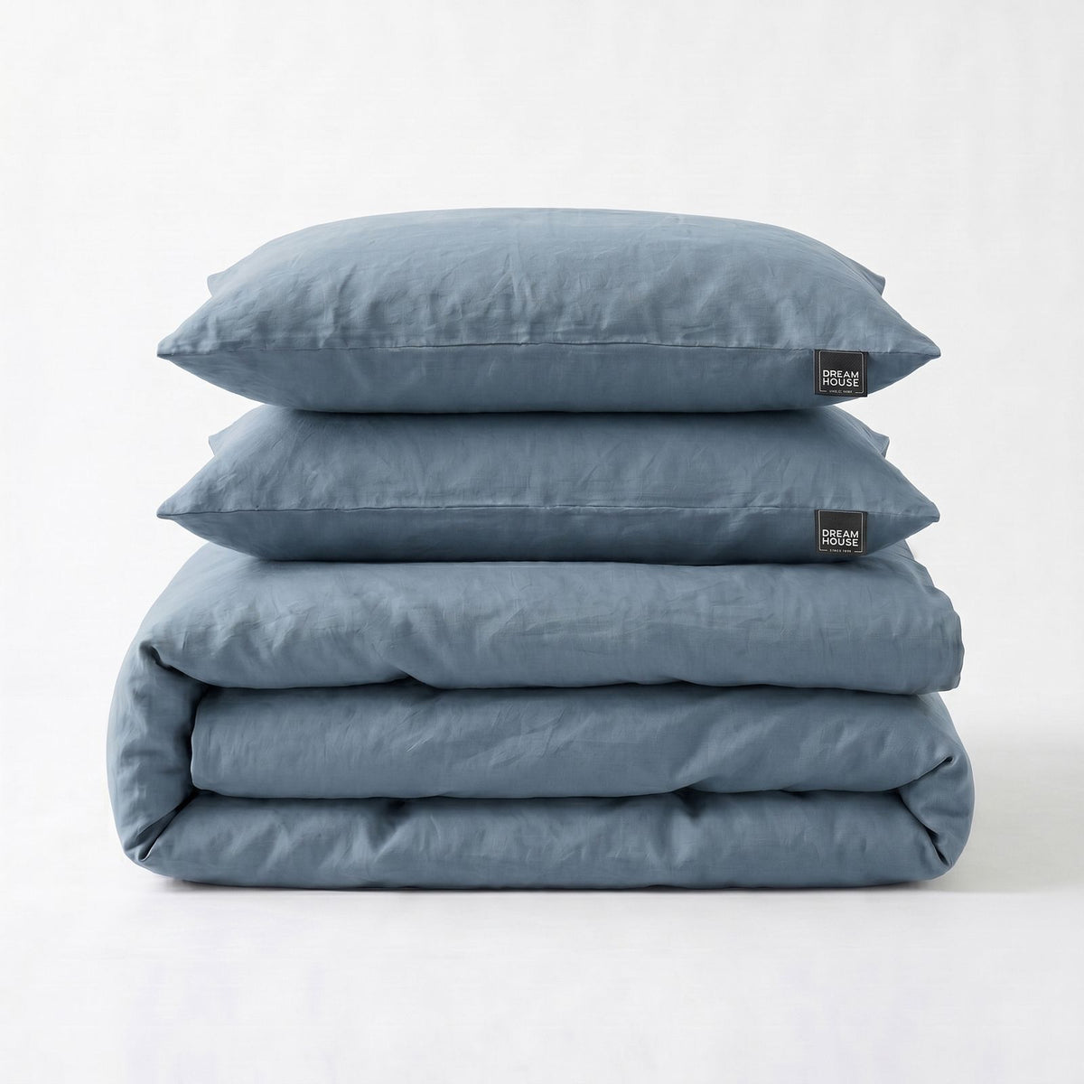 Dekbedovertrek Stone Washed Blauw
