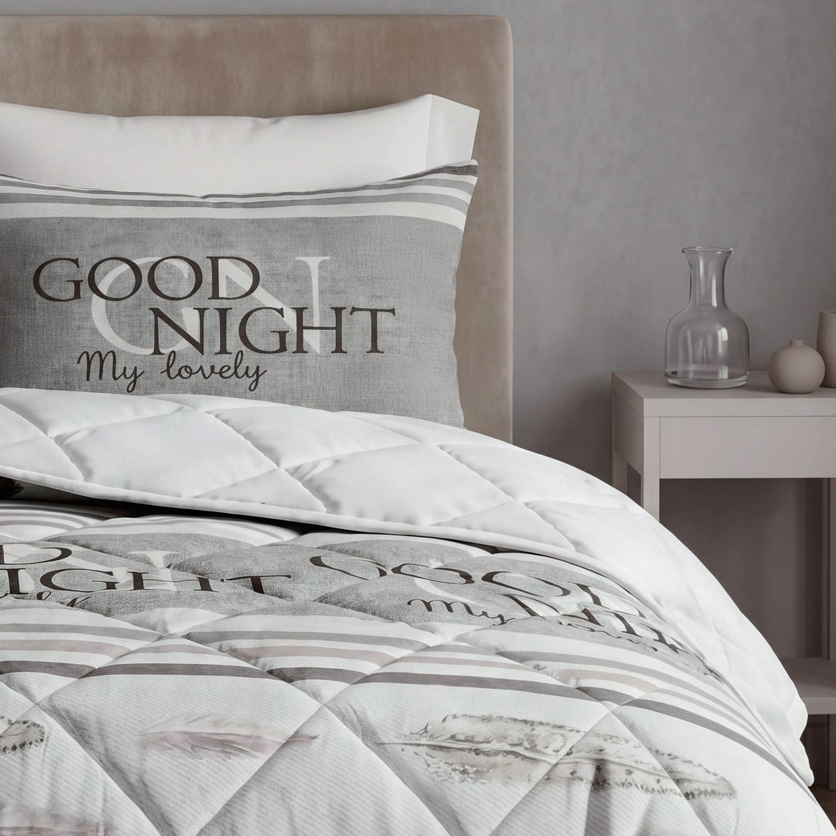 Lazy Dekbed Goodnight Zand Met Kussenslopen