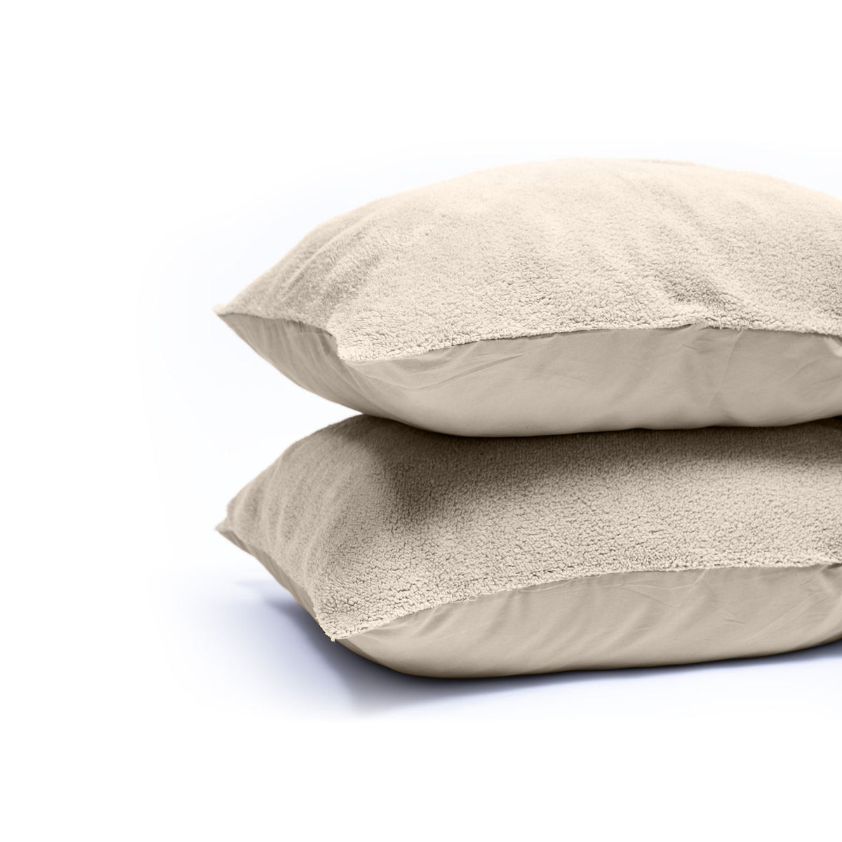 Teddy kussenslopen 2pack Creme