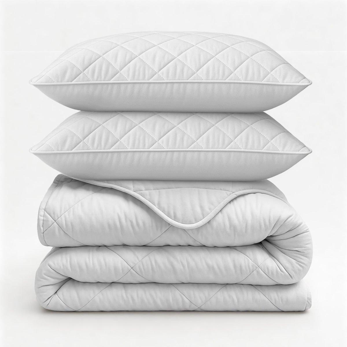 Lazy Dekbed Uni Beige Met Kussenslopen