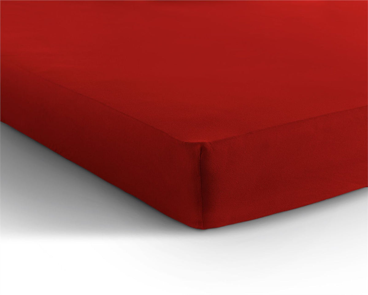 Dubbel Jersey 220 gr. Hoeslaken Rood