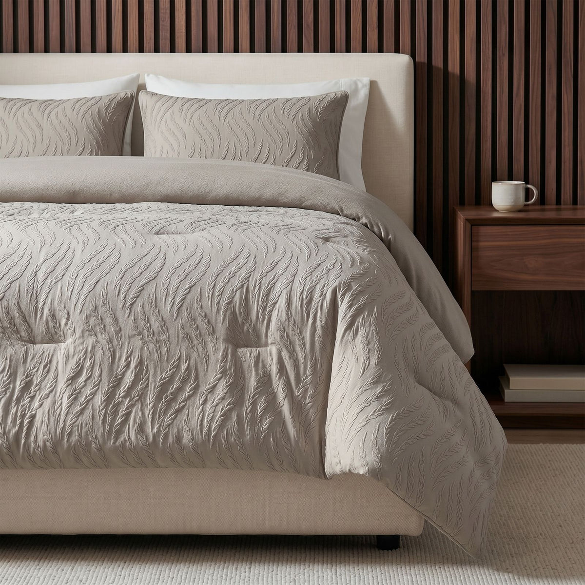 Lazy Dekbed Rafa Taupe Met Kussenslopen
