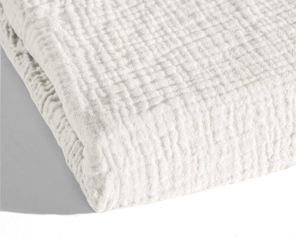 Lazy Dekbed Mousseline Beige Met Kussenslopen