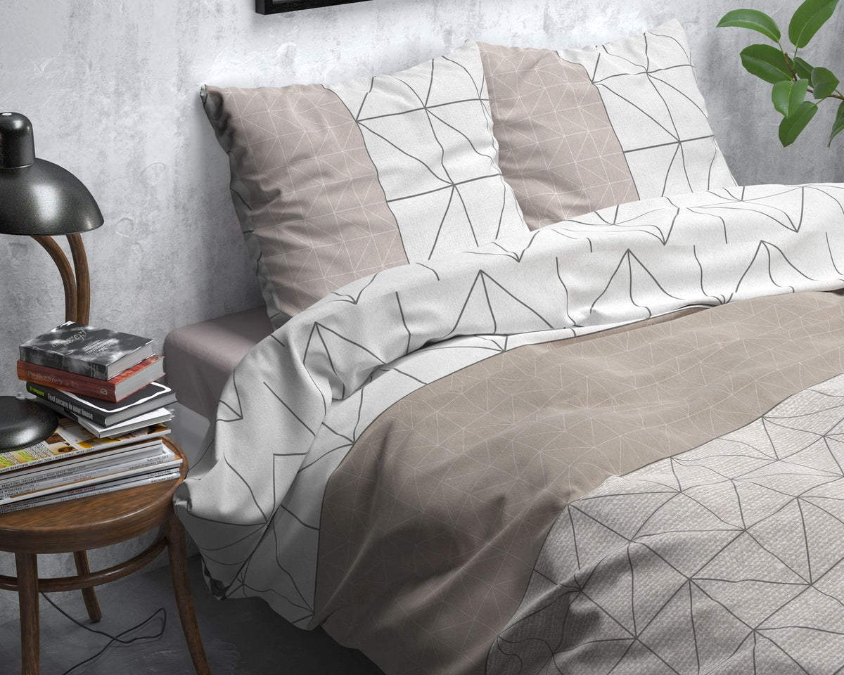 Dekbedovertrek Flanel Gino Taupe