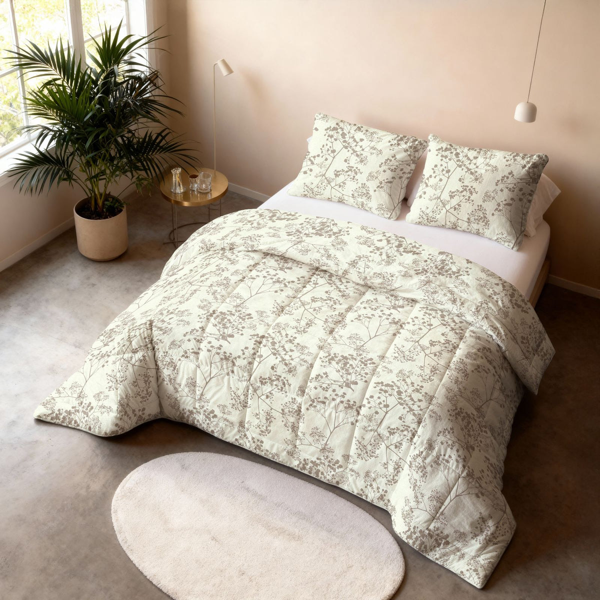 All-in one Lazy dekbed Fir Groen Met Kussenslopen