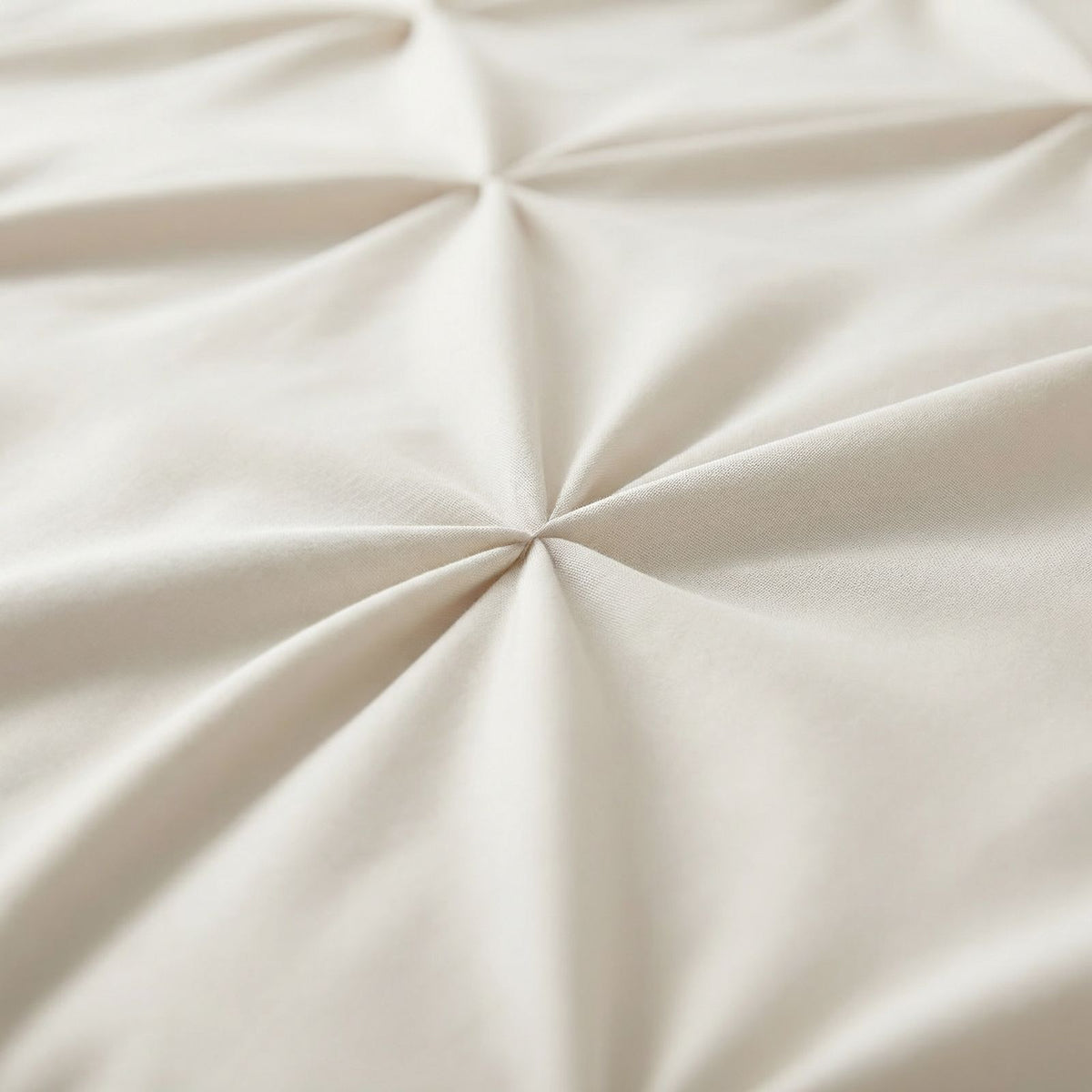 Dekbedovertrek Border Pintuck Beige