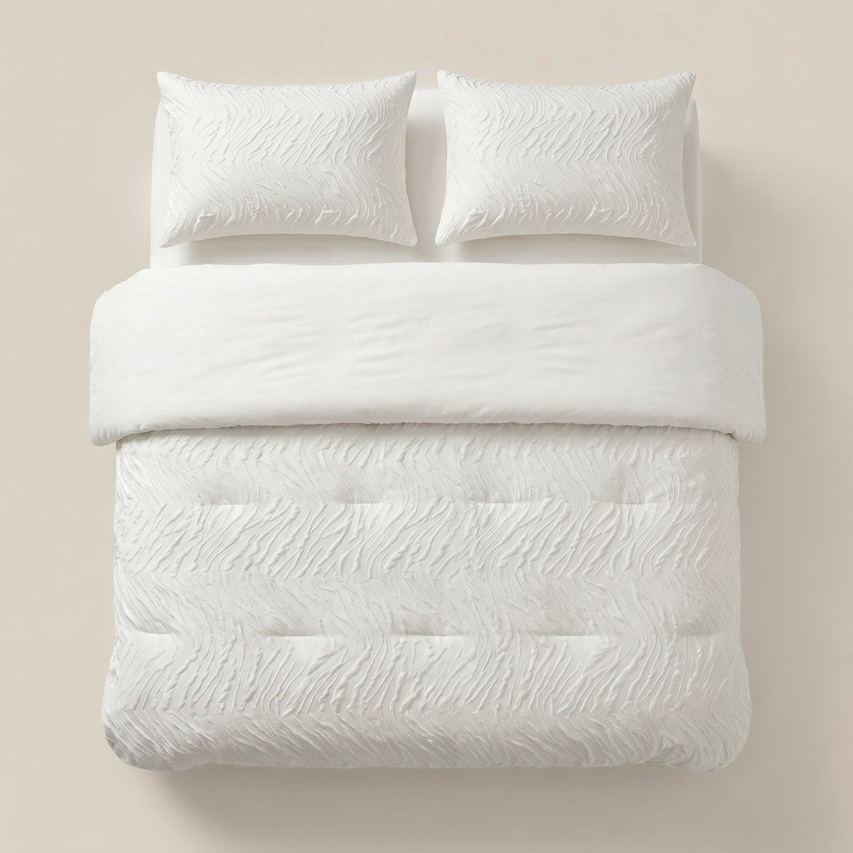 Lazy Dekbed Salva Beige Met Kussenslopen