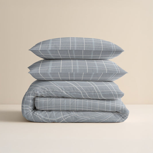 Dekbedovertrek Flanel Seva Blauw