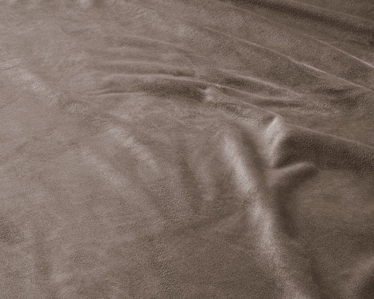 Velvet Hoeslaken Taupe