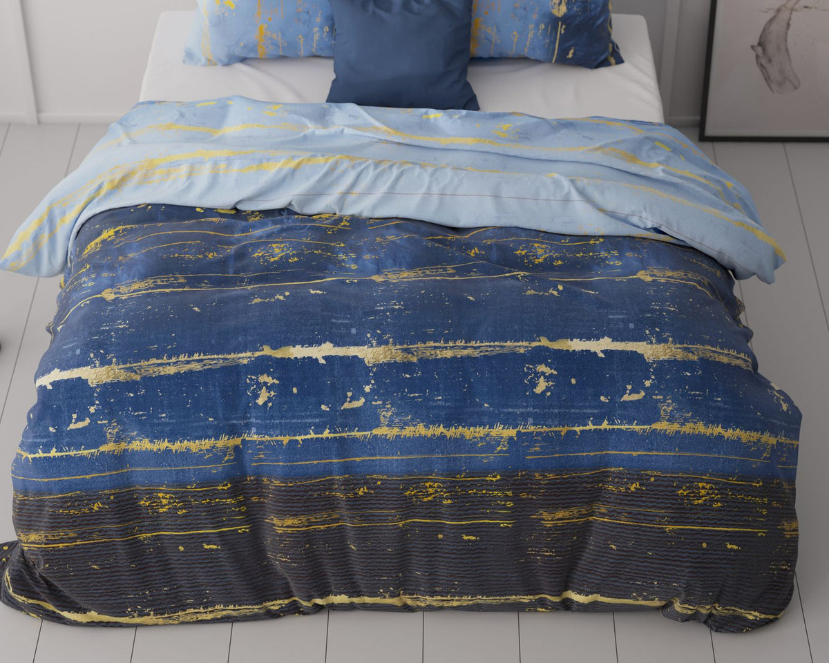 Dekbedovertrek Scratchy Blauw