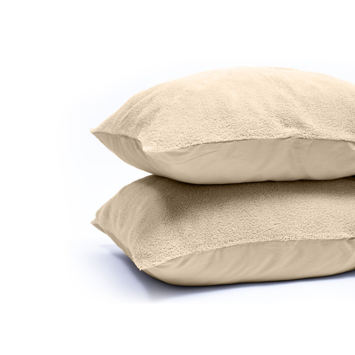 Teddy kussenslopen 2pack Taupe