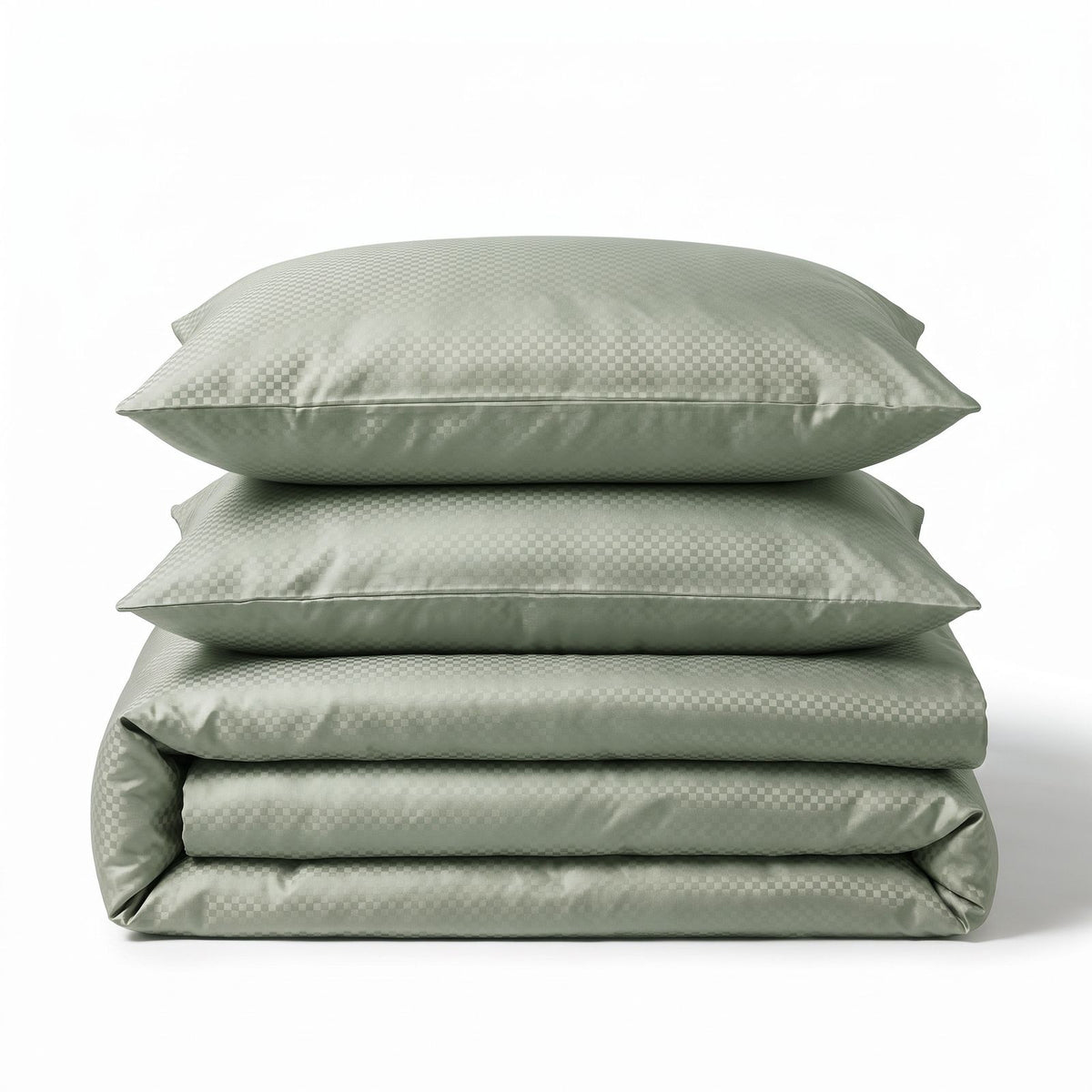Dekbedovertrek Satin Point Groen