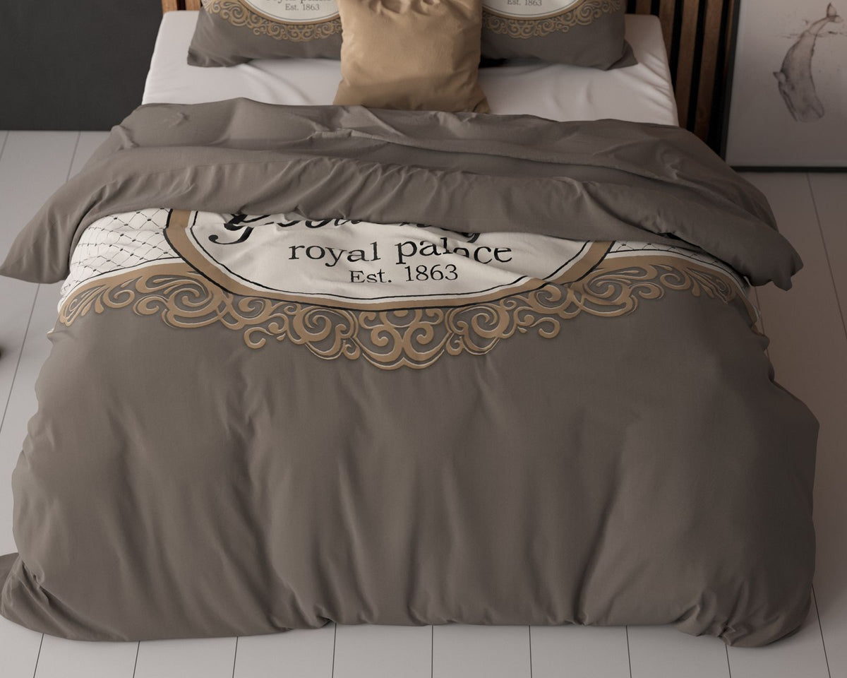 Dekbedovertrek Royal Palace Taupe