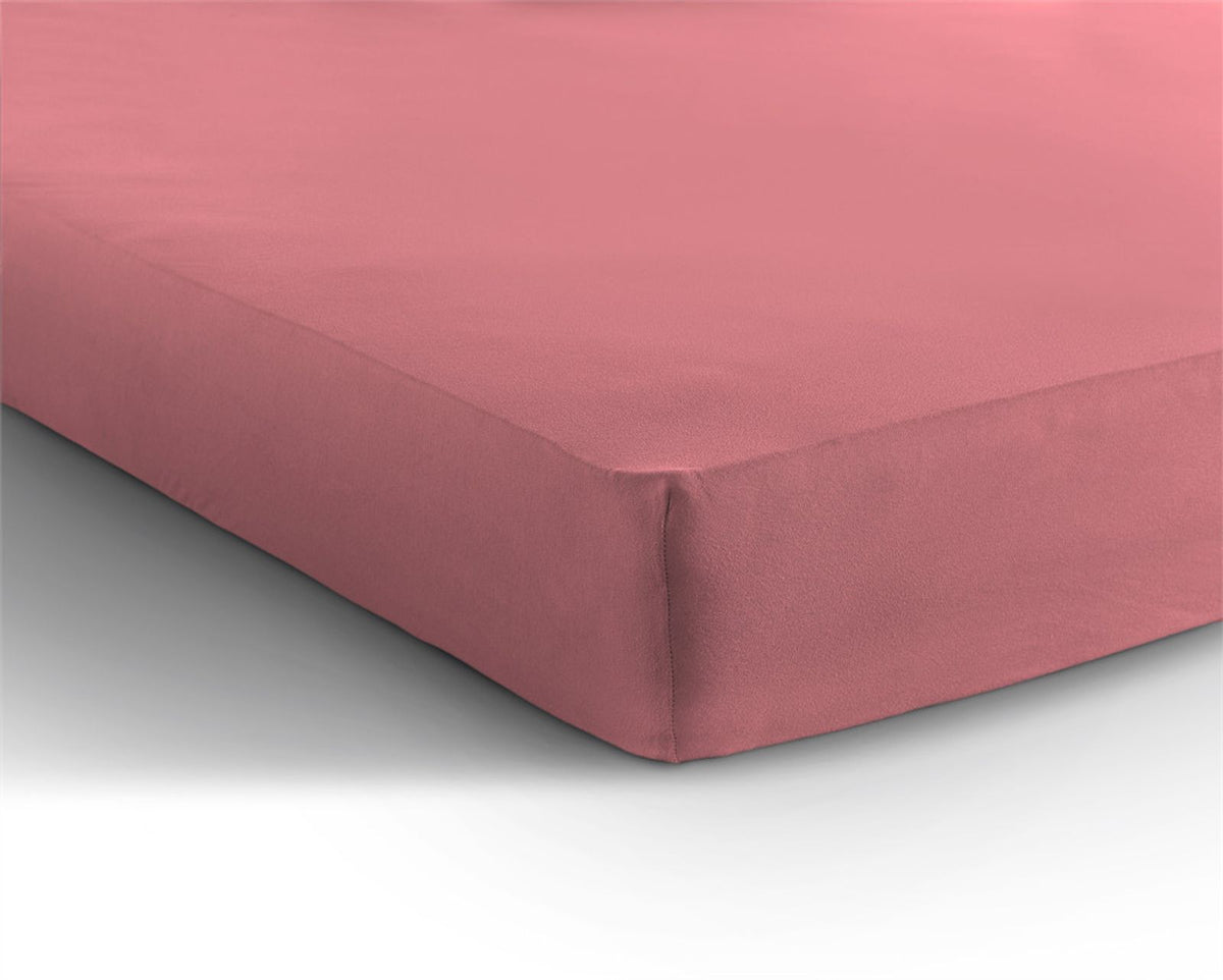 Enkel Jersey 135 gr. Hoeslaken Roze