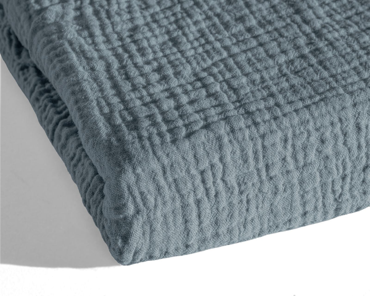 Lazy Dekbed Mousseline Groen Met Kussenslopen