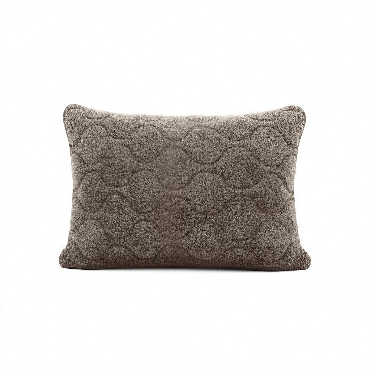Lazy Dekbed Teddy Taupe/Grijs Met Kussenslopen