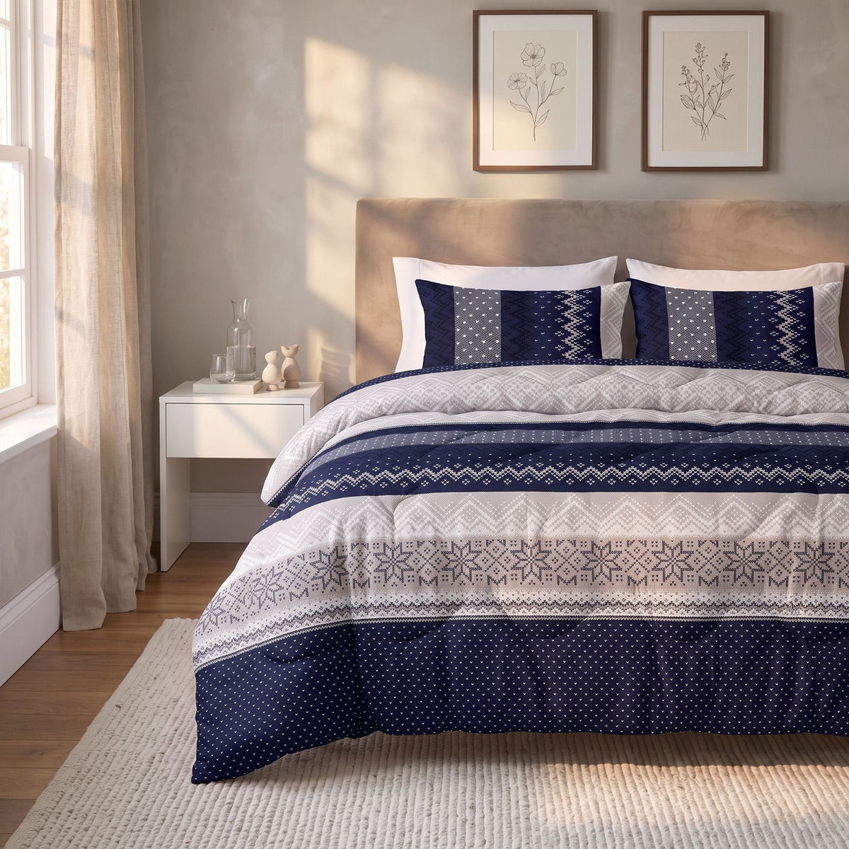 Lazy Dekbed Elisabeth Navy