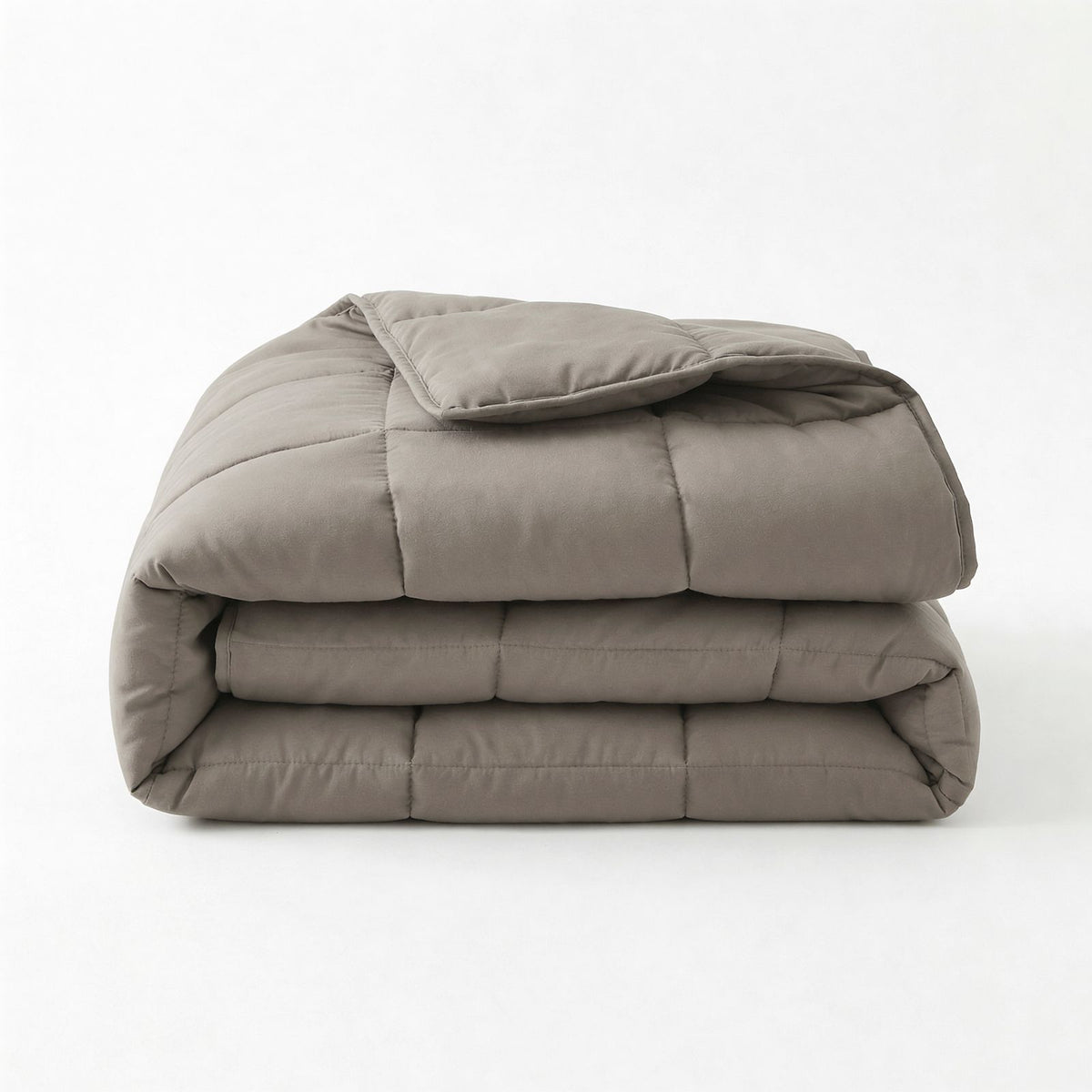 Lazy Dekbed Percale Taupe Bruin