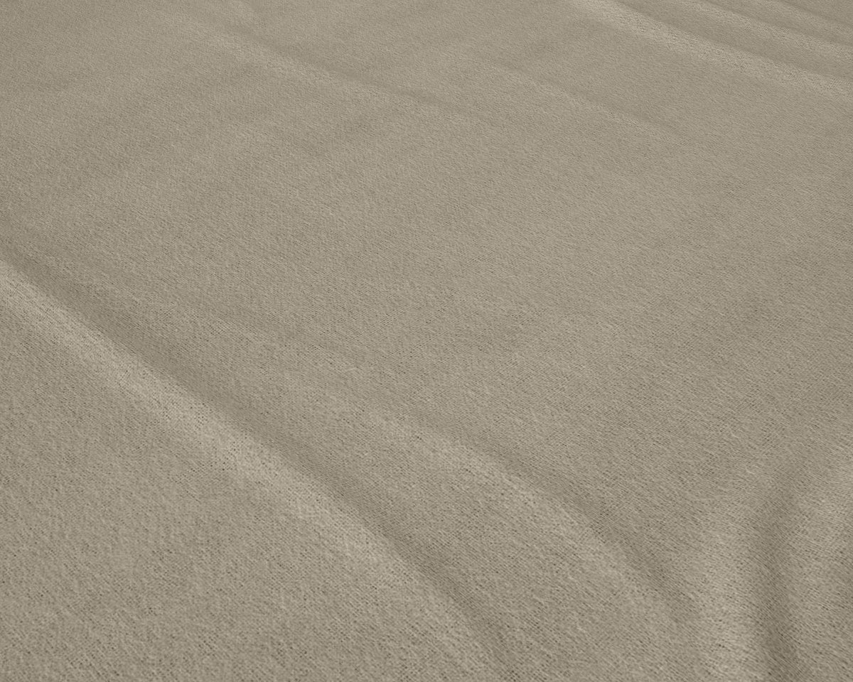 Flanel Premium Laken Taupe
