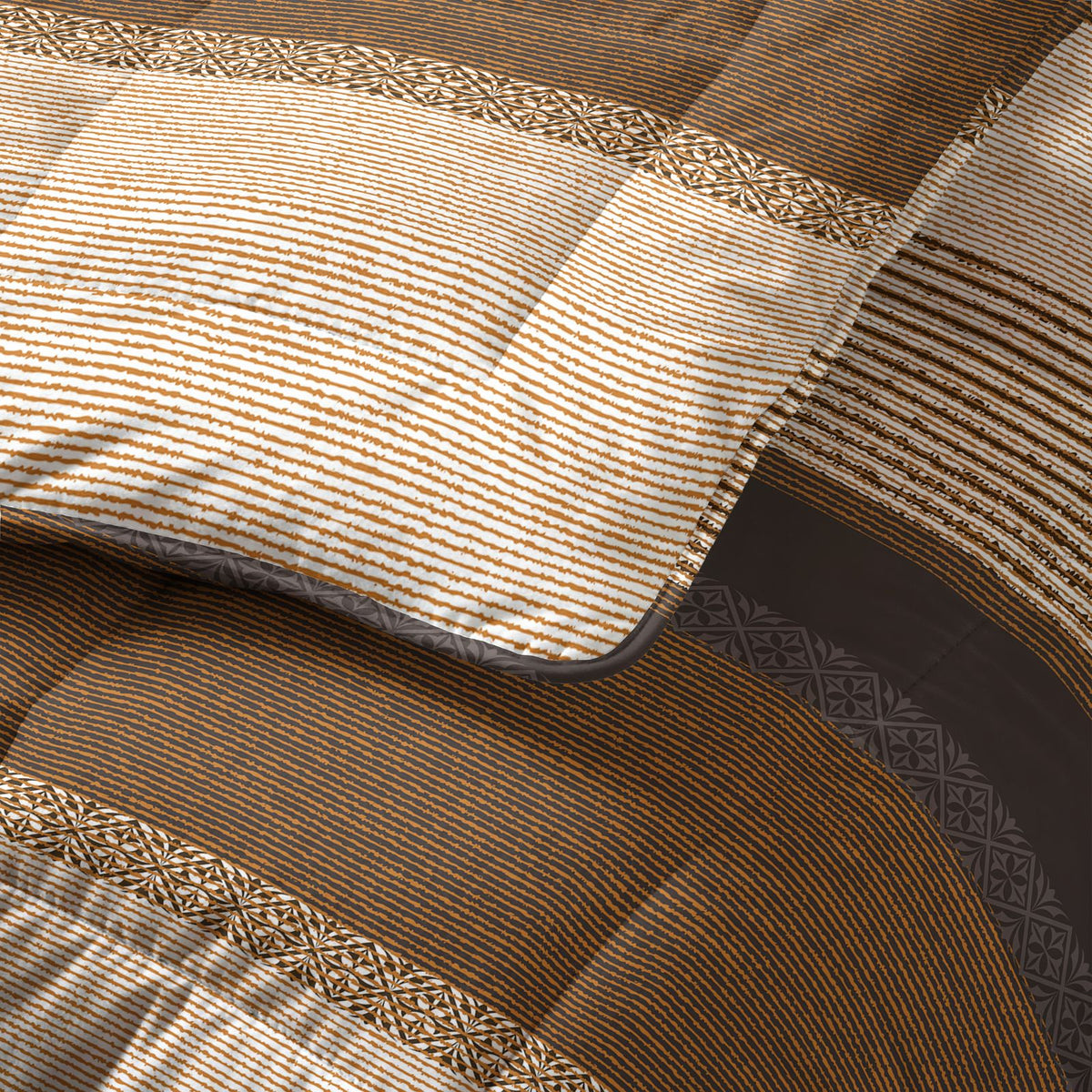 All-in one Lazy dekbed Marina Taupe Met Kussenslopen