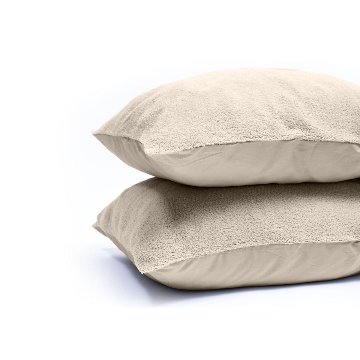 Teddy kussenslopen 2pack Creme