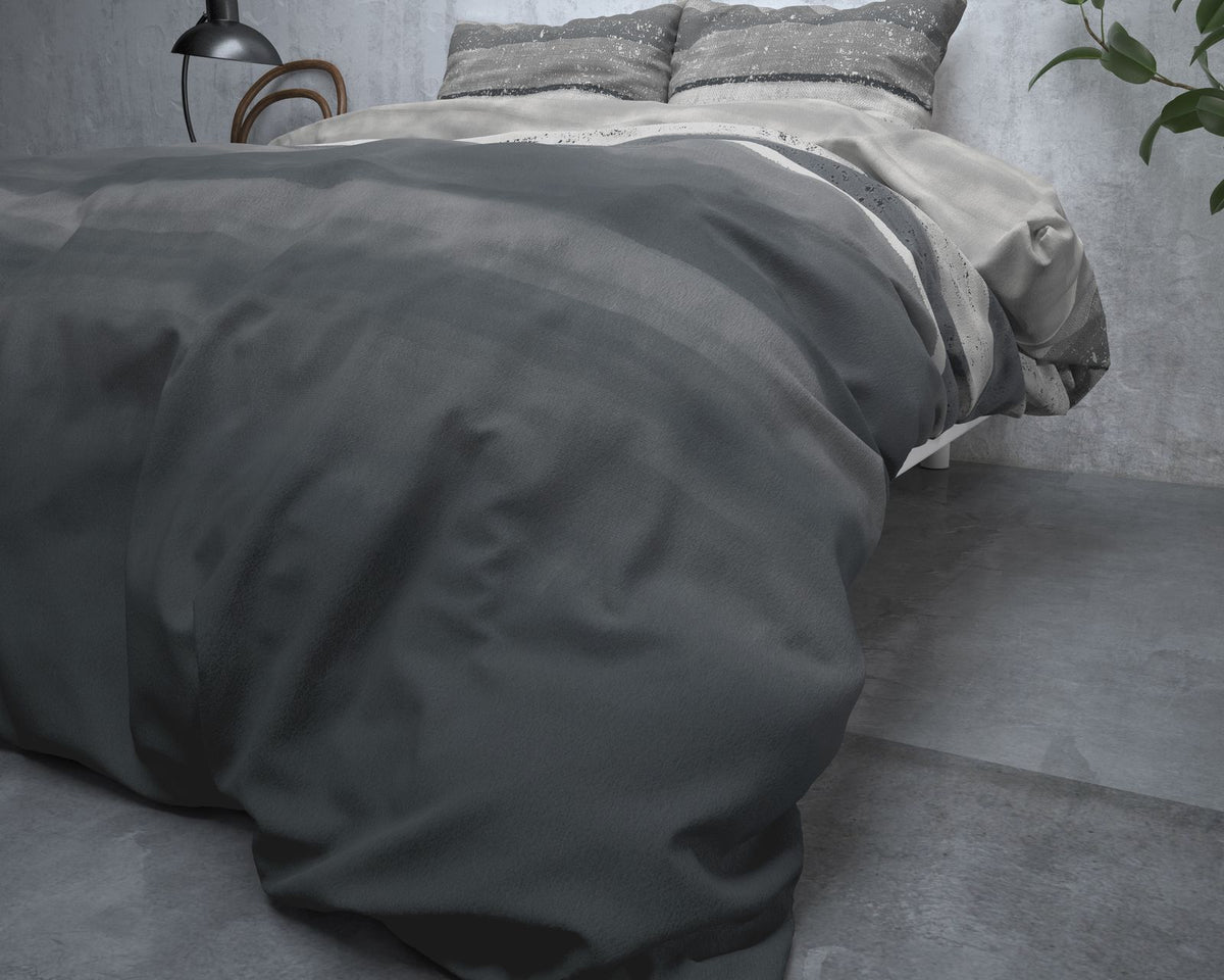 Dekbedovertrek Flanel Marcus Grijs
