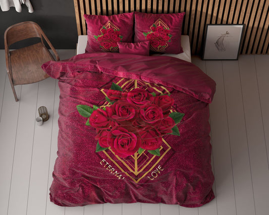 Dekbedovertrek Eternal love Rood