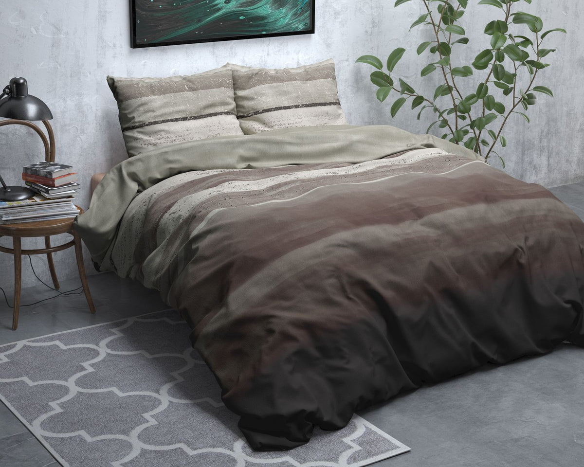 Dekbedovertrek Flanel Marcus Taupe