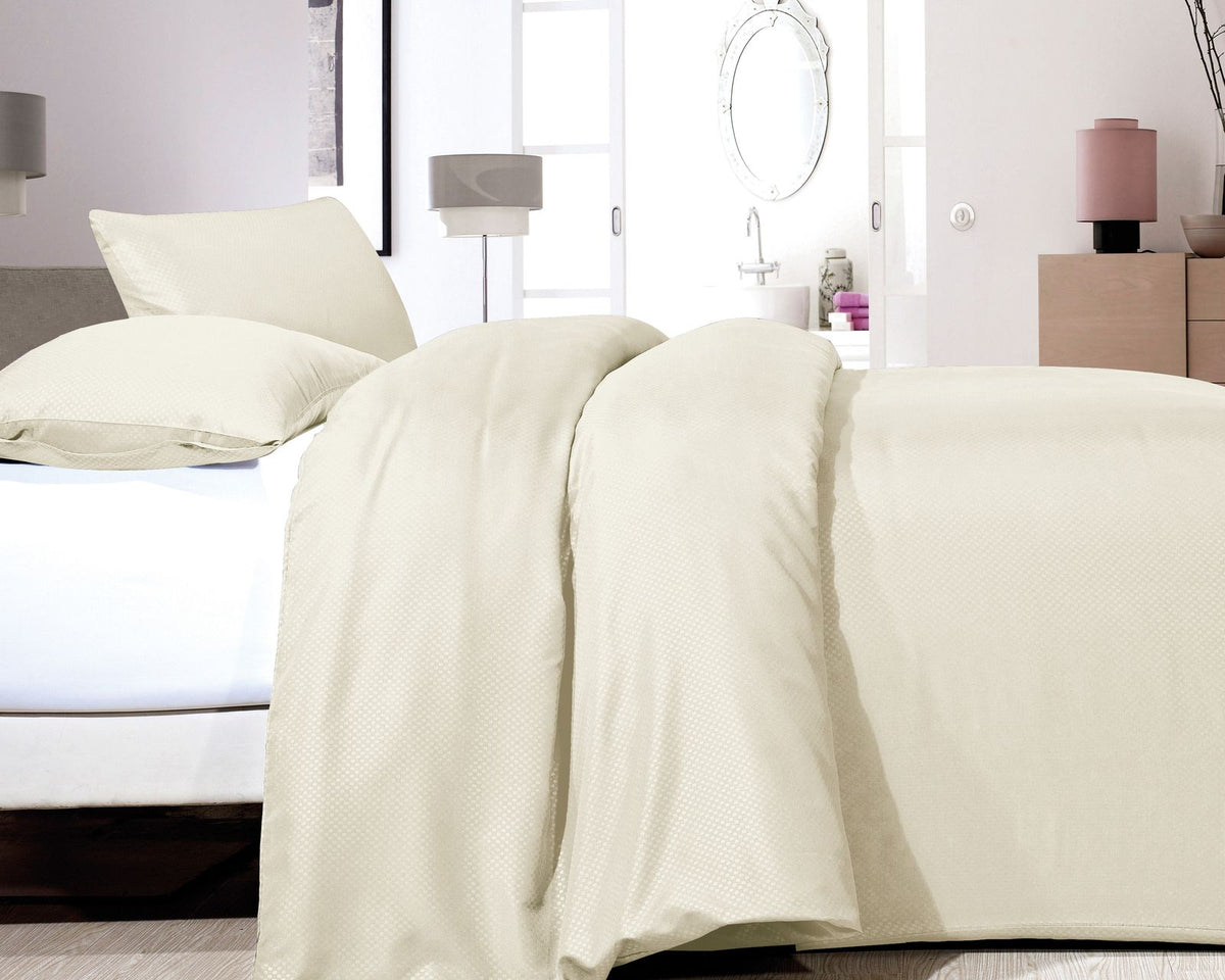 Dekbedovertrek Satin Point Creme