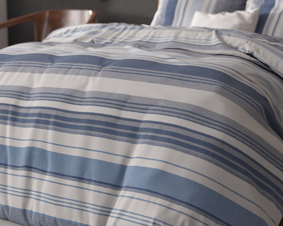 Dekbedovertrek Stripy Blauw