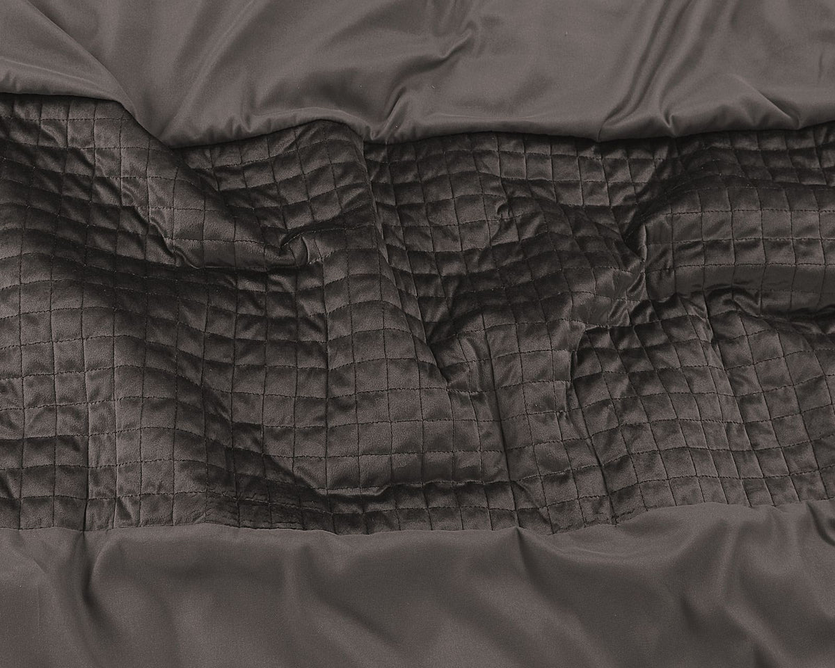 Dekbedovertrek Velvet Band Taupe