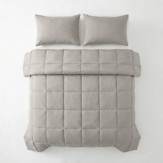Lazy Dekbed Percale Taupe