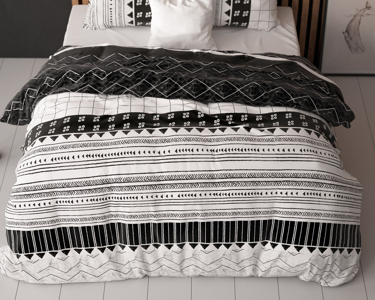 Dekbedovertrek Artic Stripe Wit