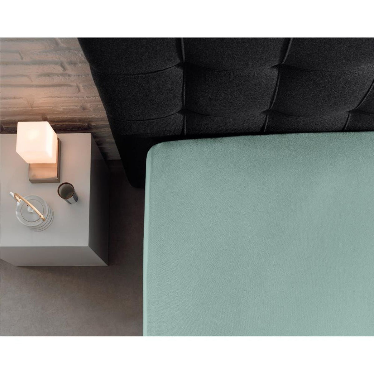 Dubbel Jersey 220 gr. Hoeslaken Pastel Blauw