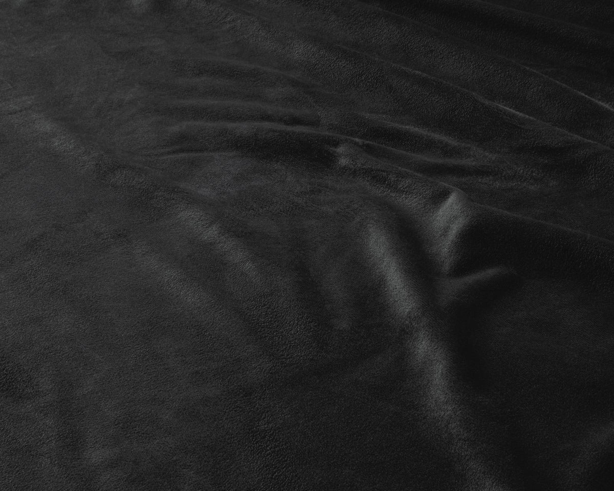 Velvet Hoeslaken Zwart