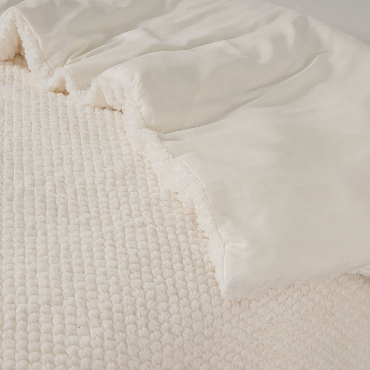 Dekbedovertrek Fur Teddy Beige