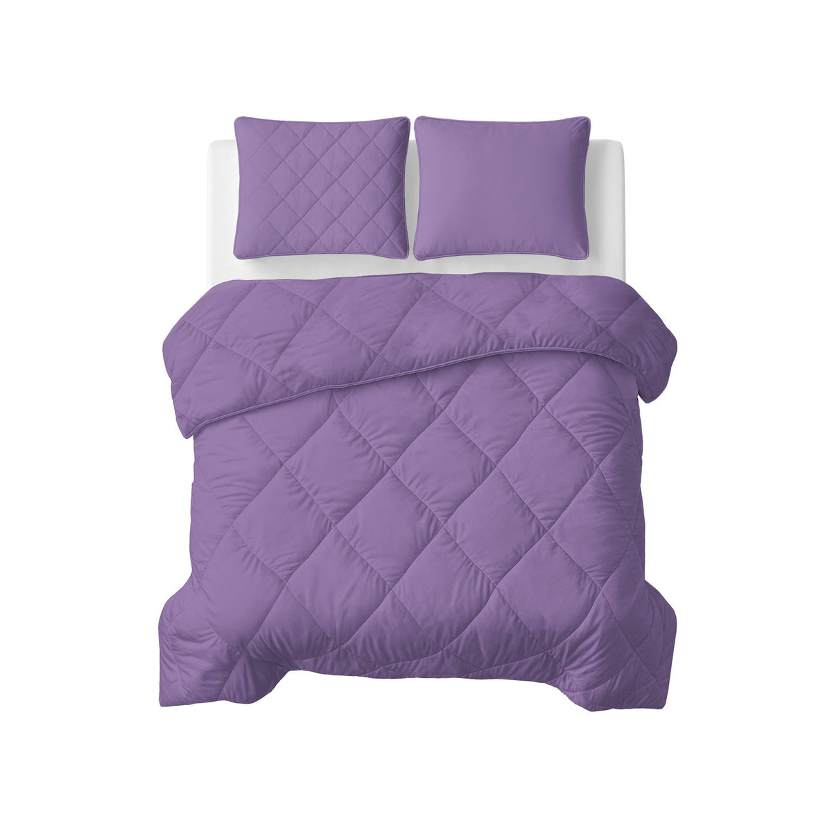 Lazy Dekbed Uni Lavendel Met Kussenslopen