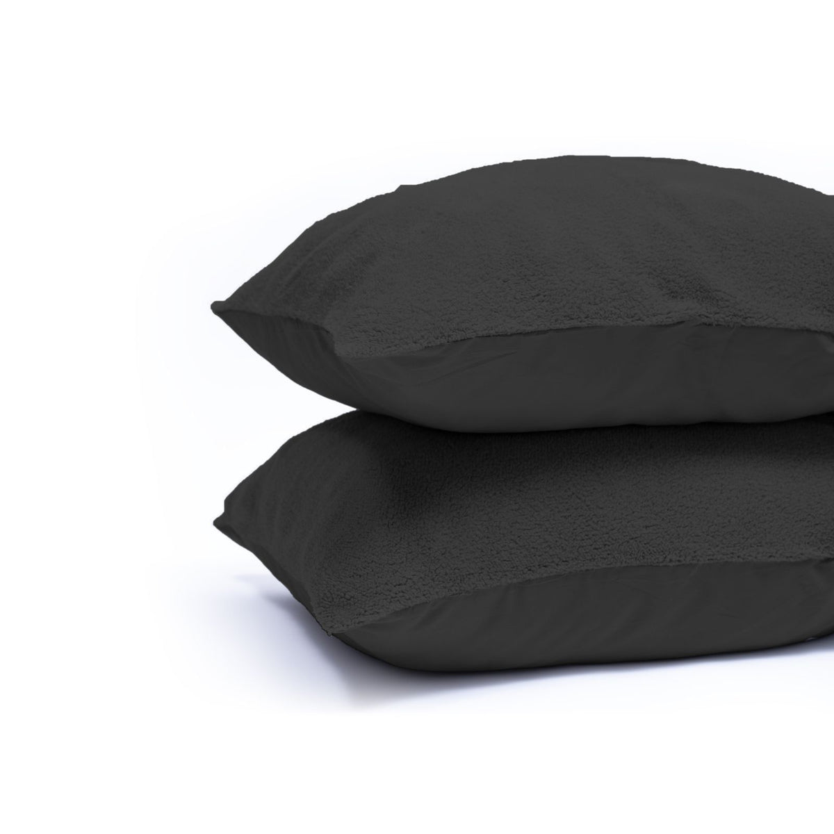 Teddy kussenslopen 2pack Antraciet
